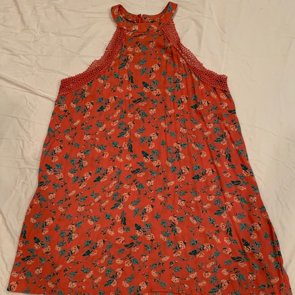 NWOT Angie Pink Floral Mini Dress